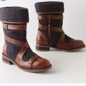Anthropologie Brown Boots